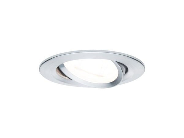 Paulmann 936.40, Innfelt lysplate, GU10, 35 W, 230 V, Aluminium