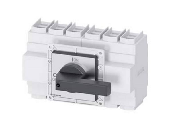 Kuormanjakoliitin Musta 6-nastainen 185 mm² 250 A 690 V/AC Siemens 3LD24053VK11