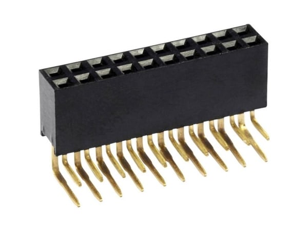econ connect BLW2X40, Musta, Kupari, Kestomuovipolyesteri (PBT), Kulta, Kupariseos, 1000 V, 3 A