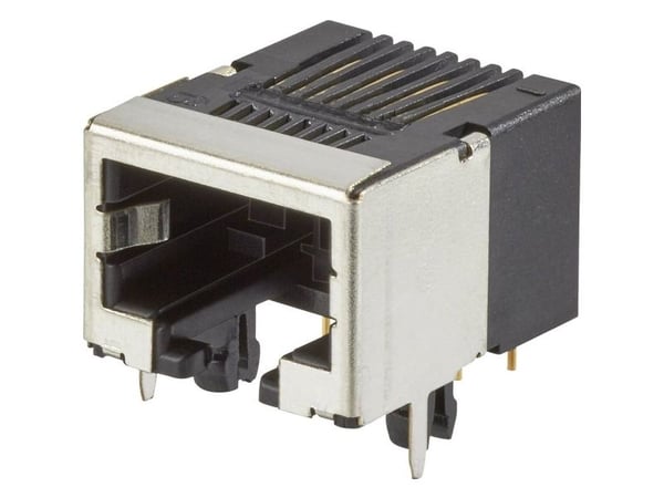 RJ45-liitin, uppoasennus vaakasuoraan FCI Modulaariset liittimet CAT 3 Metalli 1 kpl