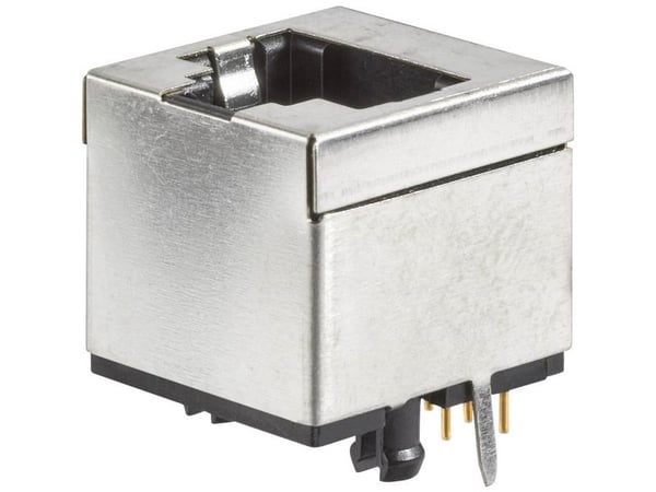 RJ45 liitin, uppoasennus pystysuoraan FCI Modulaariset liittimet CAT 3 Metalli 1 kpl