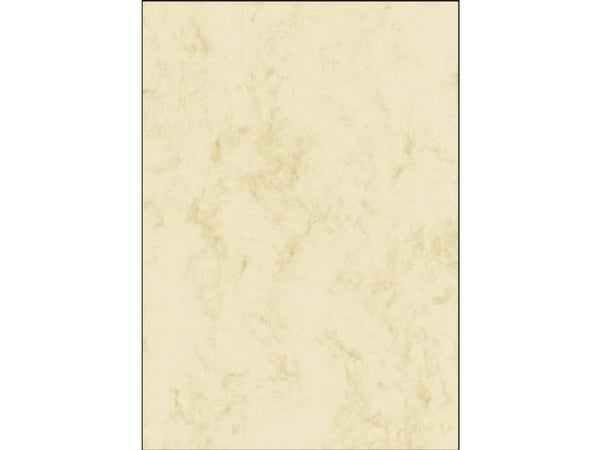 Sigel Design Paper - Pergament - marmorbeige - A4 (210 x 297 mm) - 200 g/m² - 50 ark papir