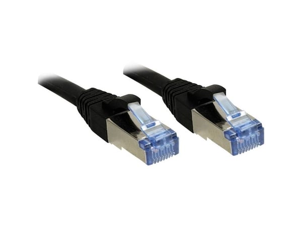 Lindy 47178, 1,5 m, Cat6a, S/FTP (S-STP), RJ-45, RJ-45, Svart
