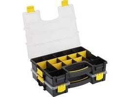 BASETech 2226339, Svart, Gult, Plast, Slagbestandig, 370 x 286 x 140 mm, 370 mm, 286 mm