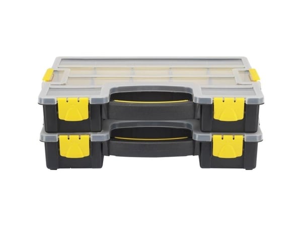 BASETech 2226339, Svart, Gult, Plast, Slagbestandig, 370 x 286 x 140 mm, 370 mm, 286 mm