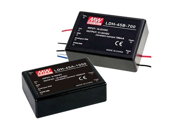 MEAN WELL LDH-45A-1050DA, 45 W, 1,05 A, 43 V, 53 mm, 75 mm, 22,7 mm