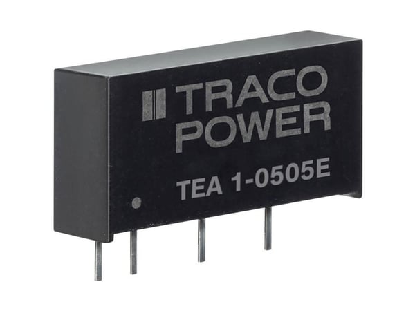 TracoPower TEA 1-0505E DC/DC-muunnin, tulostus 200 mA 1 W Lähtöjen määrä: 1 x