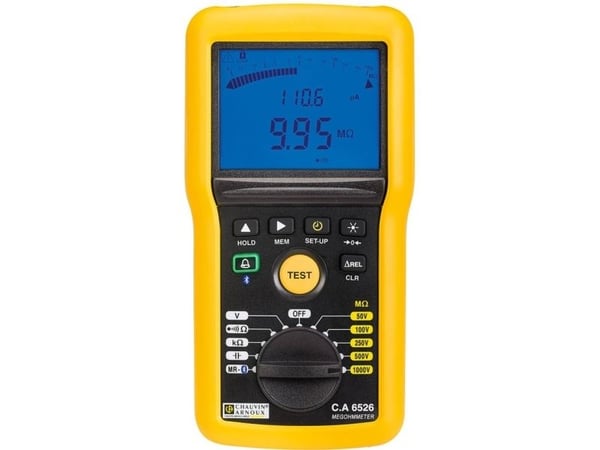Chauvin Arnoux C.A 6526 Isolationsmåler 50 V, 100 V, 250 V, 500 V, 1000 V 200 GΩ
