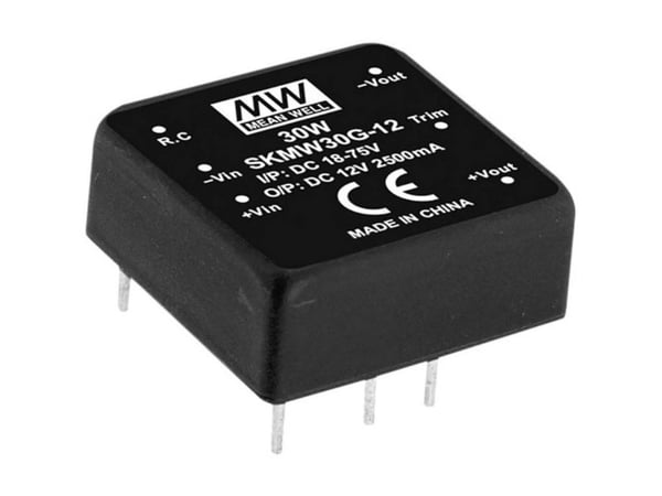 MEAN WELL SKMW30F-15, 30 W, 15 V, RoHS, 18 g, 300 stk