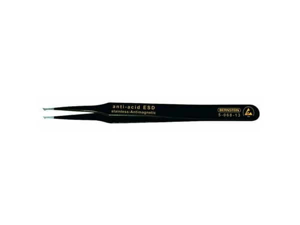 Bernstein 5-068-13, Rustfritt stål, Svart, Flat, Rett, 13 g, 120 mm