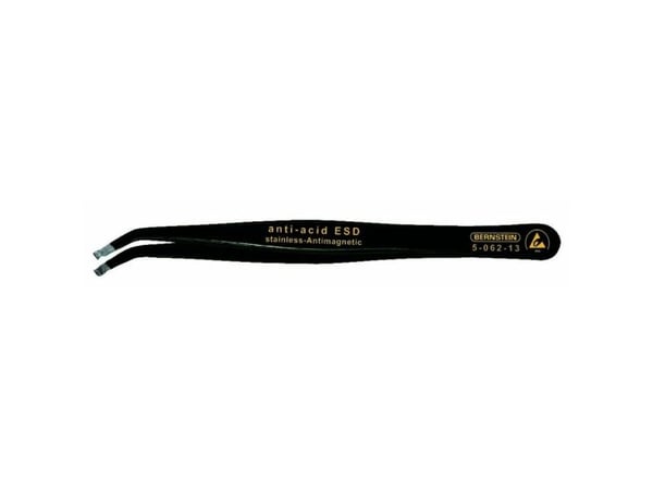 Bernstein 5-062-13, Rustfritt stål, Svart, Flat, Buet, 16 g, 115 mm