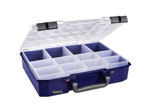raaco CarryLite 80 4x8-12 Sortimentetui Antall rom: 12 1 stk.