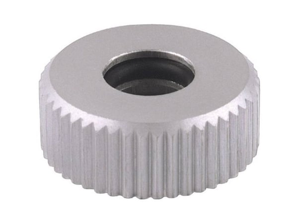 Fingerskruvmutter Mentor 6601.0403 6 mm aluminium (anodiserad), 1 st
