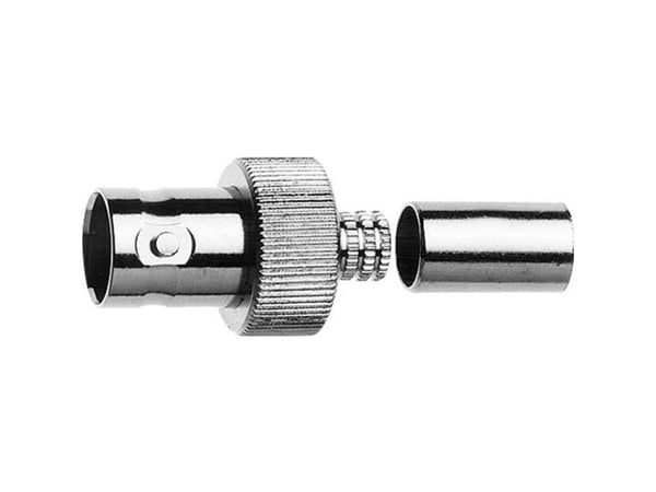 Telegärtner BNC-kabelhylse crimp G16 75 Ohm crimp/crimp A0806, G16 (0.6/3.7 D) 1 stk (J01003A1353)