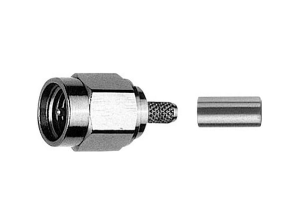 Telegärtner SMA-kontaktplugg - rett - 50 Ohm - J01150A0049 - 1 stk (J01150A0049)