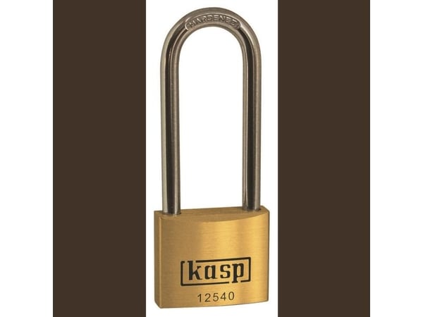 Kasp K12540L63 hengelås 40 mm, flere guldfarger