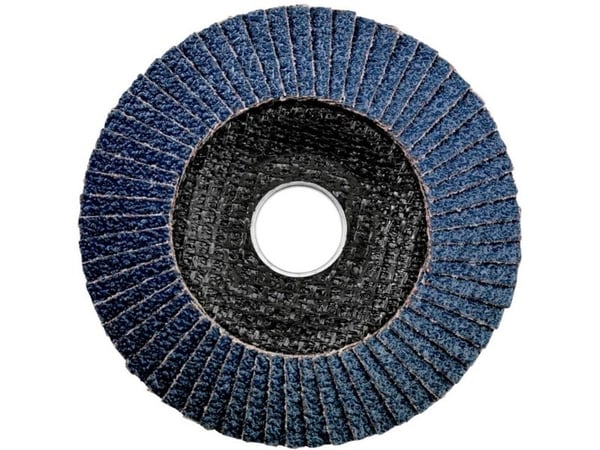 Metabo 623146000, Sammenleggbar skive, Flatt senter, Metall, Rustfritt stål, Stål, Alle merker, 11,5 cm, Blå