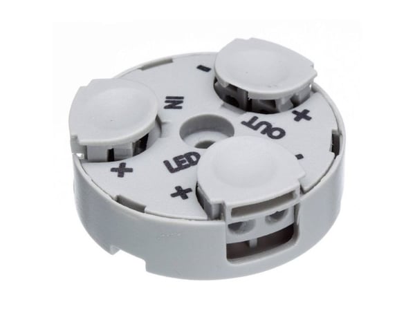 Adels-Contact 601103 LED 3050 Jakelurasia joustava: 0,34-0,5 mm² tappi: 0,34-0,5 mm² napaluku: 2 1 kpl Vaaleanharmaa