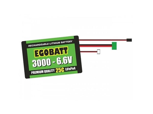 PICHLER C8354, Oppladbart batteri, Lithium Iron Phosphate (LiFePO4), 6,6 V, 1 stykker, 2200 mAh, 21,8 Wh