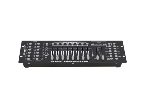 Eurolite DMX Controller DMX Operator 192 16-kanavainen 48.30cm (19") muotoilu, musiikkiohjaus (70064520)
