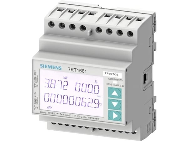 Siemens 7KT1672, Starkström, kWh, IP40, 100 A, 286 g, 285 g