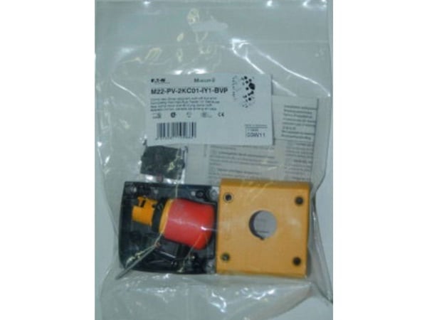 Eaton M22-PV-2KC01-IY1-BVP Nødstopknap 2 x brydekontakt IP66 1 stk
