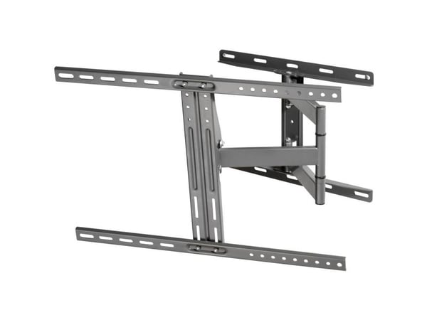 Vivanco 37982, 200 x 200 mm, 600 x 400 mm, 5 - -15°, -90 - 90°, Stål, Sort