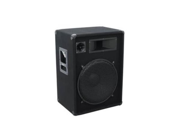 Omnitronic DX-1522, 1.0 kanaler, 400 W, 30 - 18000 Hz, 8 O, Sort