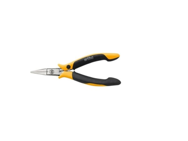 Wiha Z 38 0 04, Nåletang, Stål, Svart, Gul, 120 mm, 59 g
