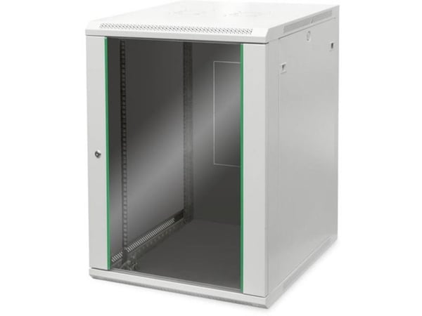 DIGITUS Professional Dynamic Basic Series DN-19 16U-6/6-EC - Skap - veggmonterbar - grå, RAL 7035 - 16U - 19"