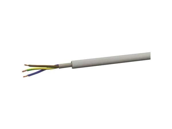 VOKA Kabelwerk 200124-00 Asennuskaapeli NYM-J 5 x 2,5 mm² Gråhvid (RAL 7035) 100 m