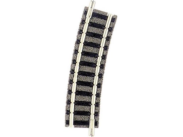 9127 N Fleischmann piccolo (med ballast) Bøyd spor 15° 225,6 mm