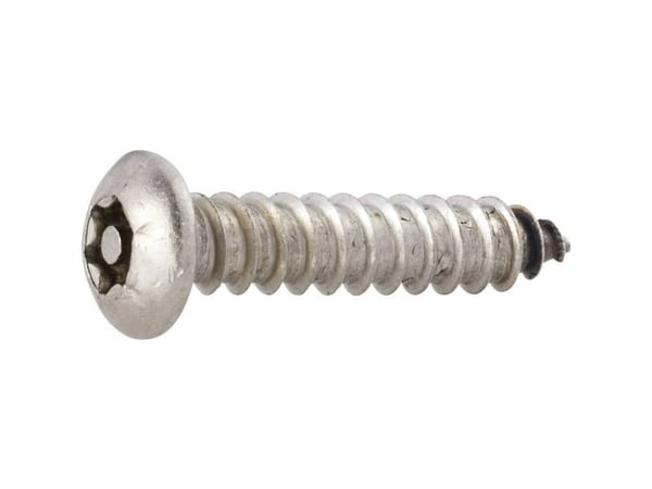 TOOLCRAFT 88114 sporstift-/kærvskruer 4,2 mm, 13 mm, T-profil med tapp, rustfritt stål, 10 stk