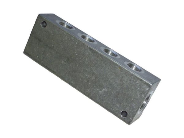 MANIFOLD TWO-SIDED G1/4(4 X 1/8)