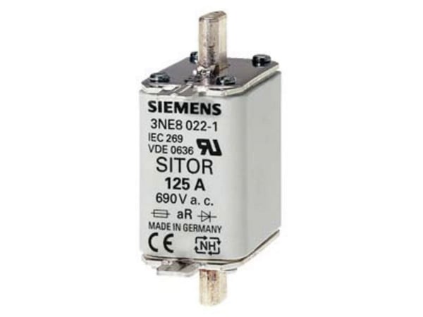 Siemens 3NE80181 Sikringsindsats Sikringsstørrelse = 0 63 A 690 V 3 stk