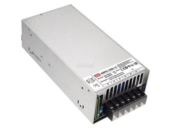 MENER VEL HRPG-1000-24, 90 - 264 V, 1000 W, 24 V, 42 A, RoHS, 105 mm