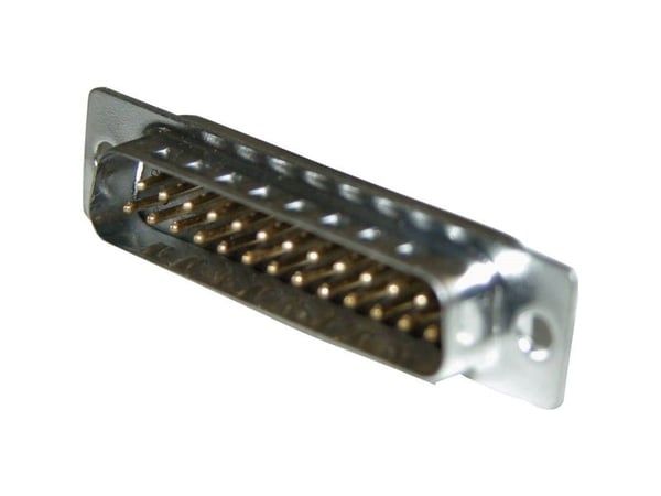 Amphenol 717SD B25P D-SUB stiftlist 180° poltall: 25 loddekontakt 1 stk