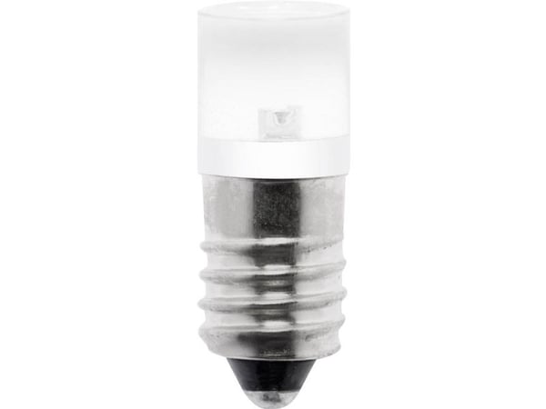 Barthelme LED-merkkivalaisin E10 päivänvalonvalkoinen 12 V/DC, 12 V/AC 70113415