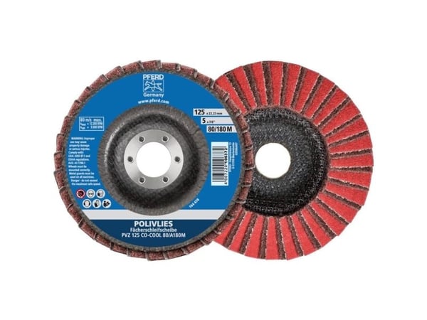PFERD 44695111, 12200 RPM, 2,22 cm, 12,5 cm, 18 mm, 5 stykker