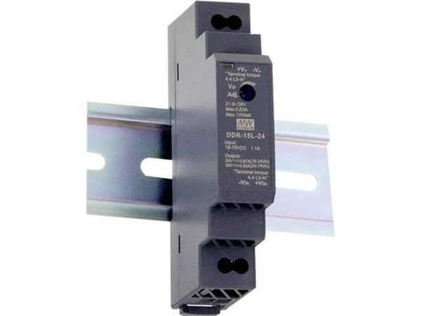 MEAN WELL DDR-15G-15, 15 W, 15 V, 1 A, RoHS, 54,5 mm, 90 mm