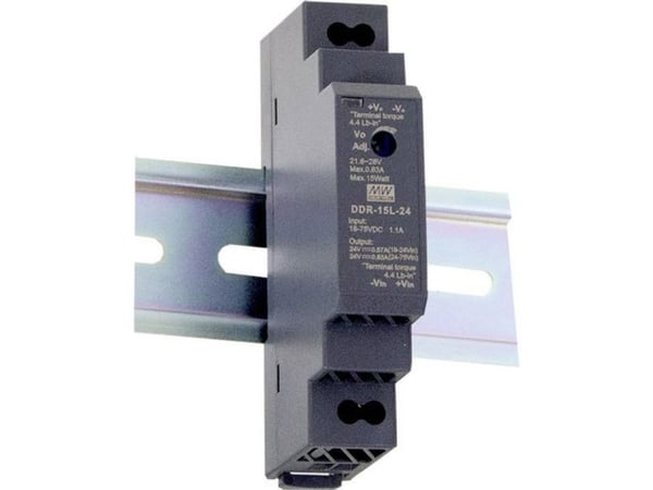 MEAN WELL DDR-15G-3.3, 15 W, RoHS, 54,5 mm, 90 mm, 80 g, 160 kpl