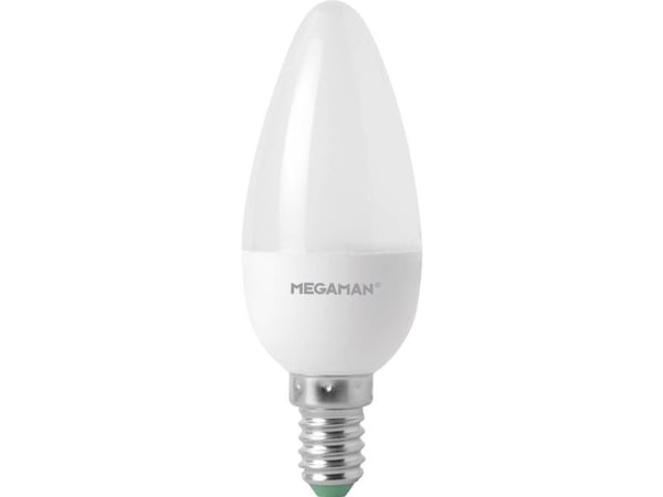 Megaman MM21125 LED (RGB)-pære E14 5 W = 40 W varm hvit, dimmbar (Ø x L) 35 x 100 mm