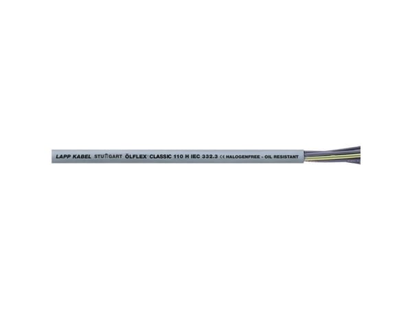 LAPP ÖLFLEX® CLASSIC 110 H styrkabel 5 G 0,50 mm², grå, 10019905-100, 100 m