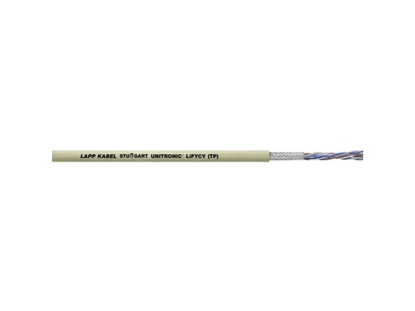 LAPP 34231-100 Datakabel UNITRONIC® LiFYCY (TP) 4 x 2 x 0.08 mm² Grå 100 m