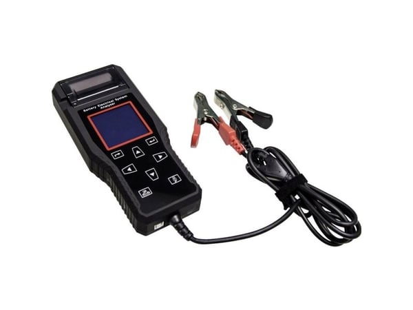 Helvi T10 batteriovervåking, bilbatteritester, systemanalyseapparat inkl. skriver, ladeovervåking 105 x 285 x 320 mm