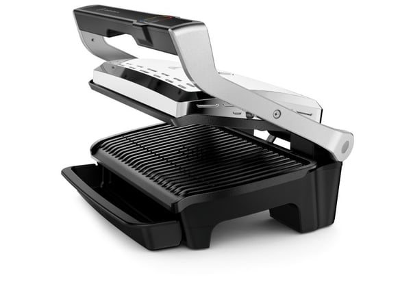 Tefal OptiGrill Elite XL GC760D, Rustfritt stål, Rustfritt stål, 800 cm², 40 x 20 mm, Termoplast, 6 person(er)