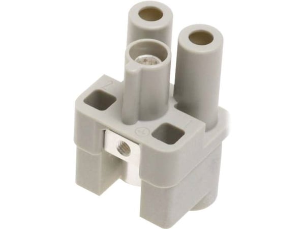HARTING Han® Q 09 12 002 2751 2+PE aksial skrutilkobling 1 stk (09 12 002 2751)