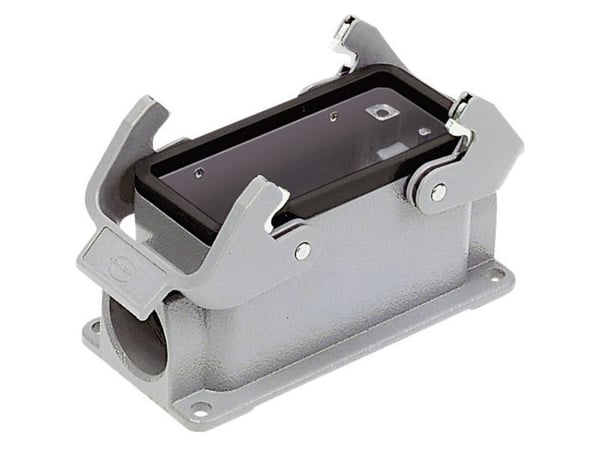 Stikkontakt-/sokkushus Han® 24B-asg1-QB-21 09300241230 HARTING, 1 stk