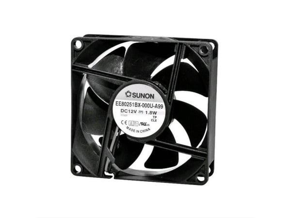 Sunon aksialvifte EE80251S31000U999 12 V/DC 56,05 m³/h 80 x 80 x 25 mm