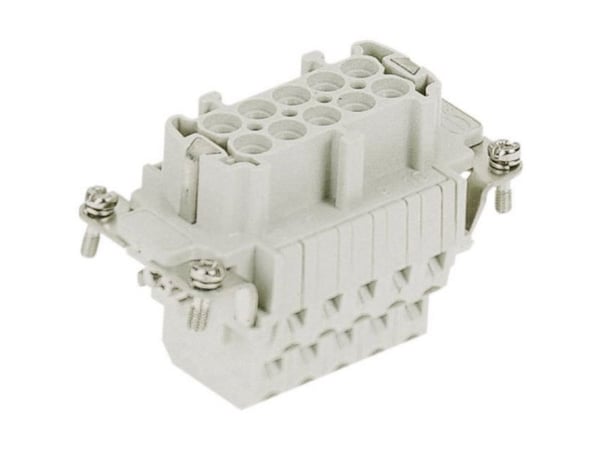 HARTING 09330102772 tilkoblingsinnsats Han® E 10 + PE, clipsstrekkfjær 1 stk